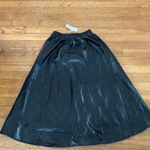 Vegan Leather Skirt